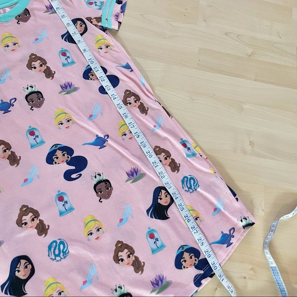 Disney Princess Emoji Pink Nightgown Pajamas - Picture 3 of 7